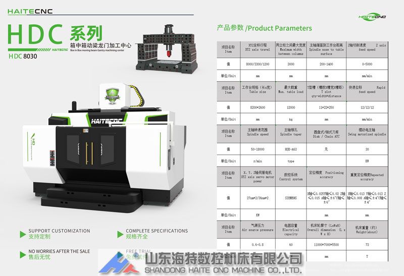 桥式龙门五轴加工中心