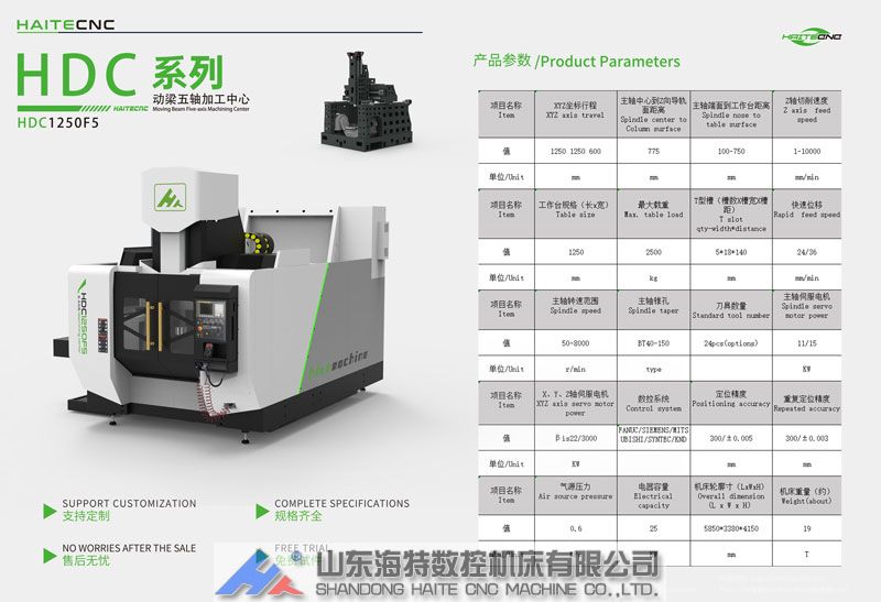 摇篮五轴加工中心